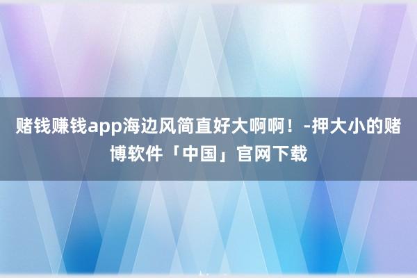 赌钱赚钱app海边风简直好大啊啊！-押大小的赌博软件「中国」官网下载