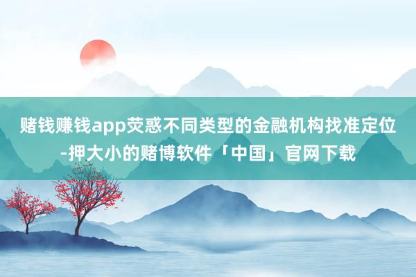 赌钱赚钱app荧惑不同类型的金融机构找准定位-押大小的赌博软件「中国」官网下载