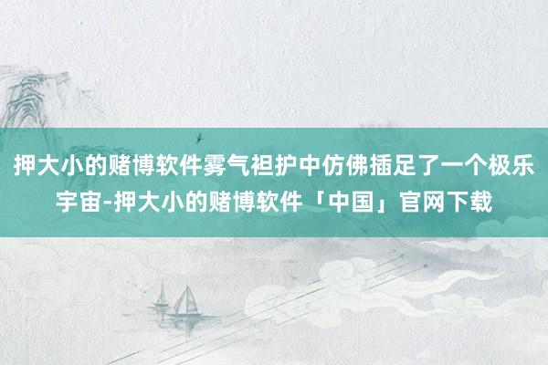 押大小的赌博软件雾气袒护中仿佛插足了一个极乐宇宙-押大小的赌博软件「中国」官网下载